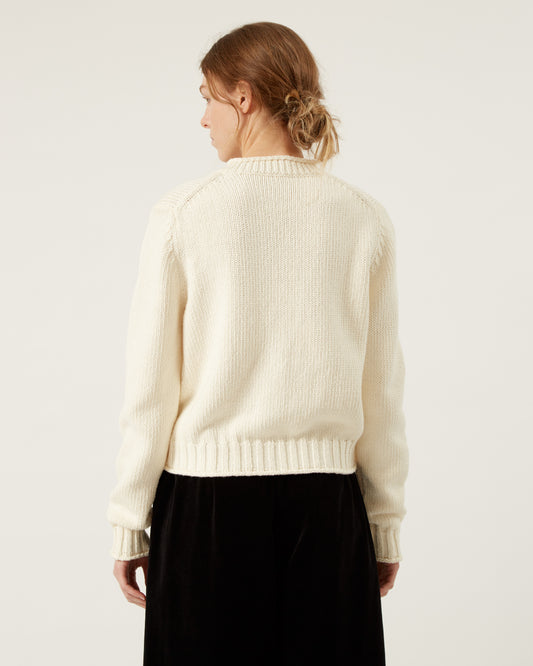 BRIGITTE cotton and cashmere cardigan