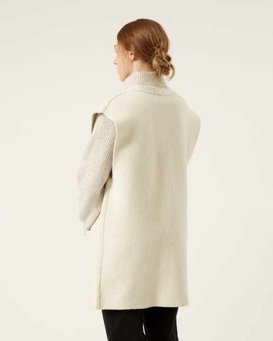 ORLA double-sided wool and yak cardigan