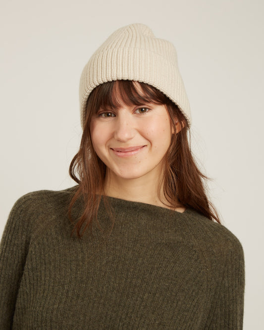 tuque en laine et cachemire CLEA
