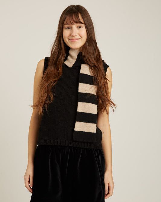 DEVON cotton and cashmere vest