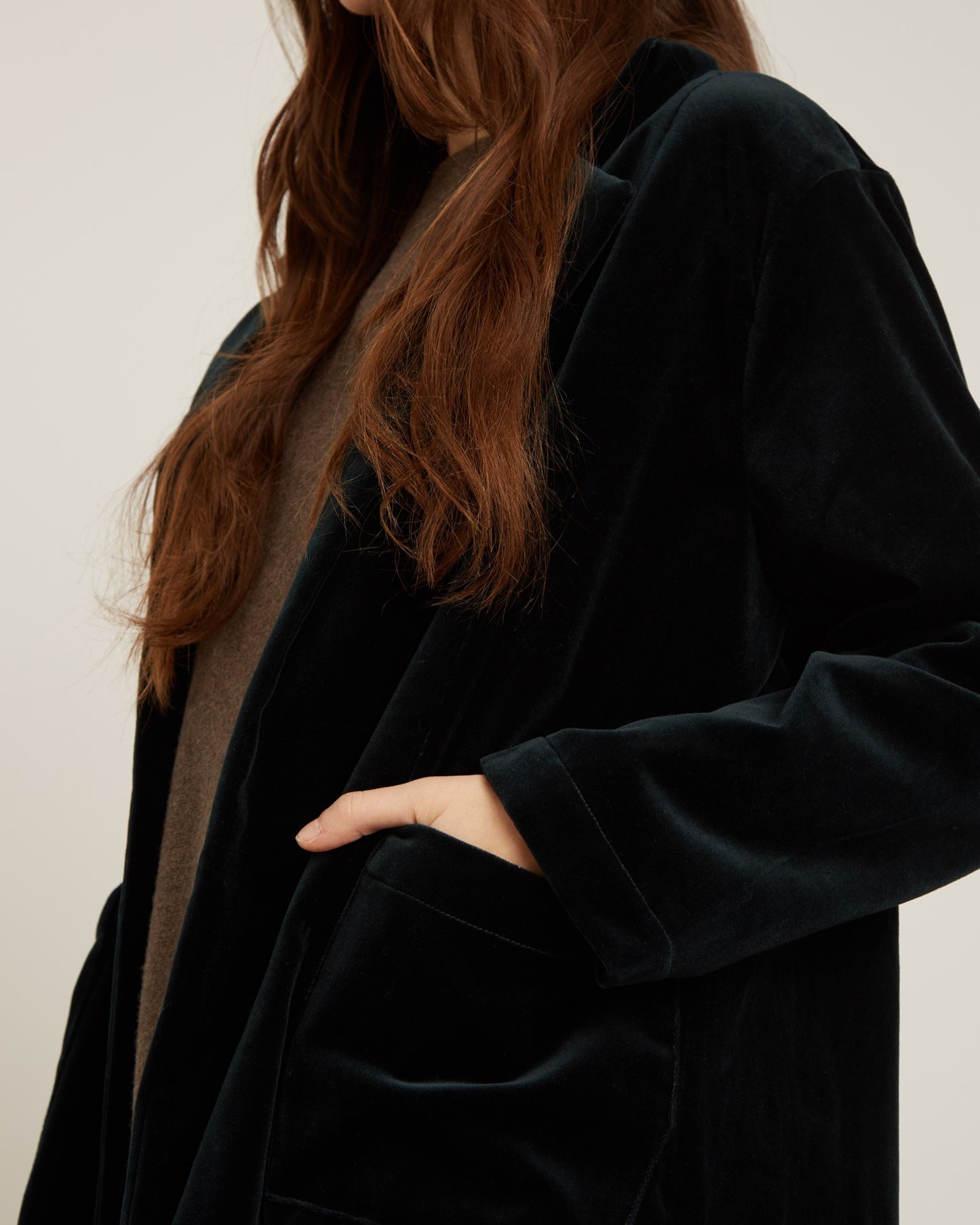 manteau en velours BARTON