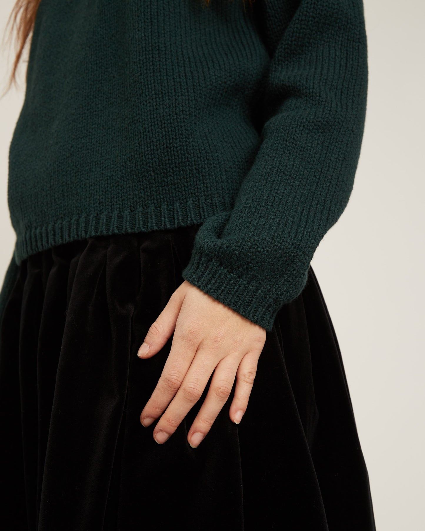 JEANNE cotton and cashmere sweater