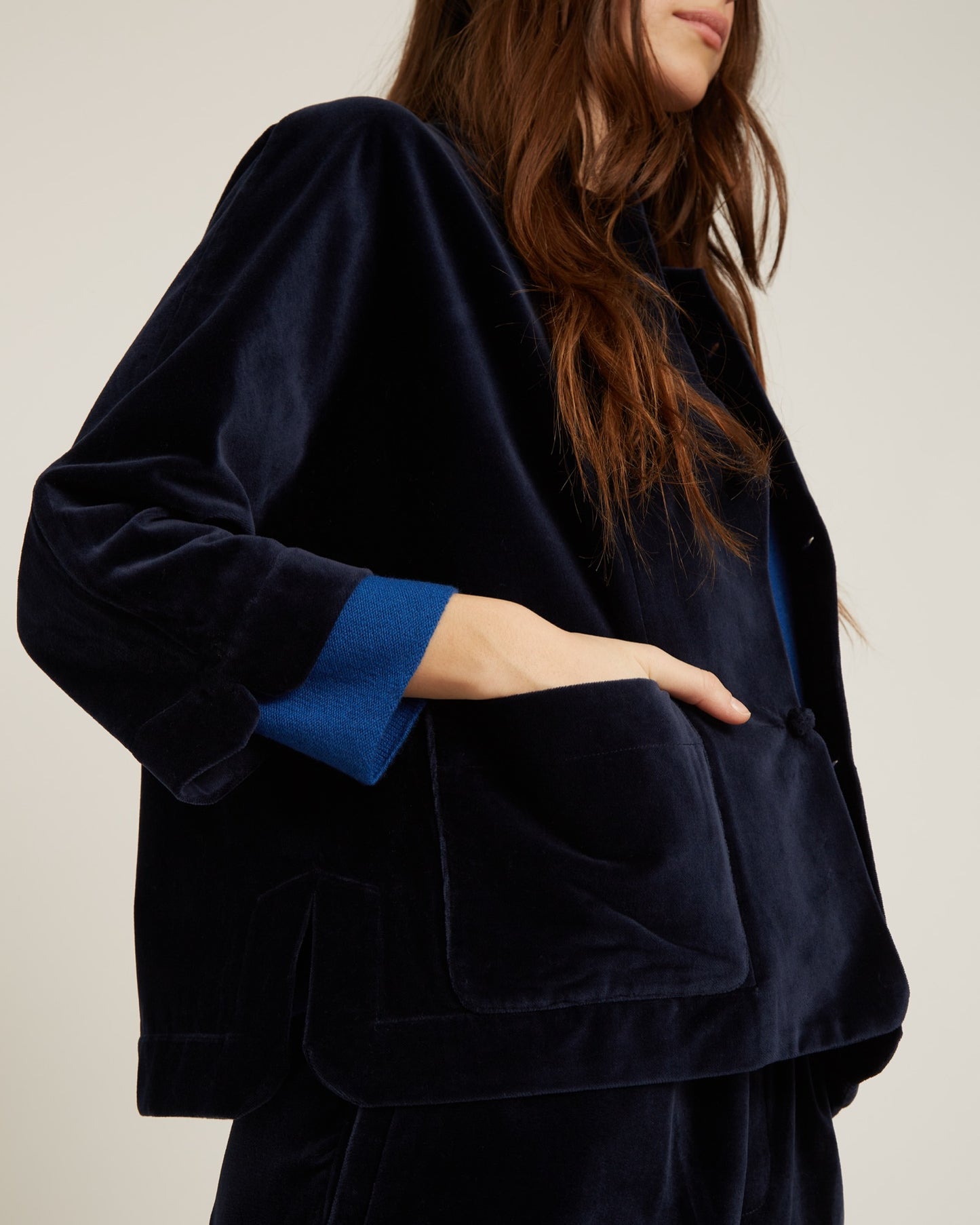 manteau en velours FAURELLE