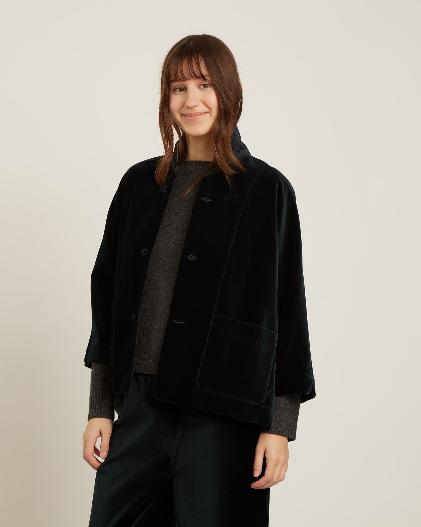 manteau en velours FAURELLE