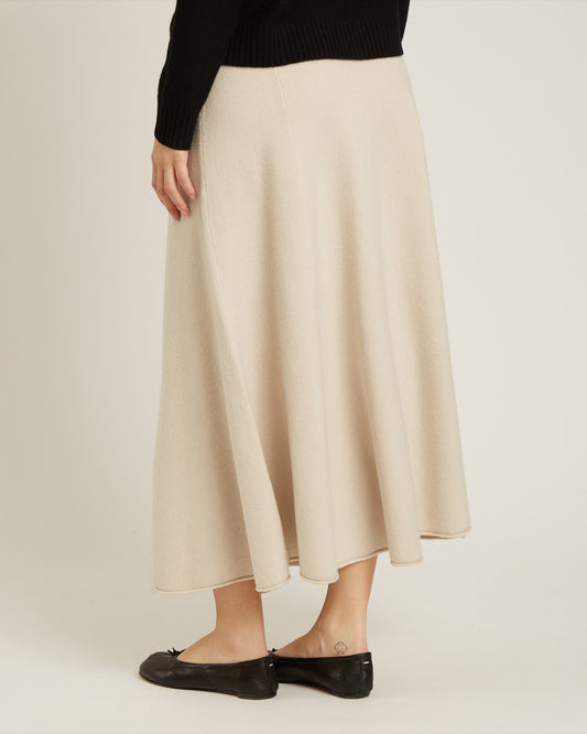 THELMA wool and cashmere skirt