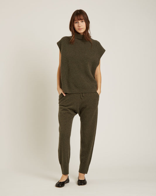 MOSELLE wool and cashmere vest