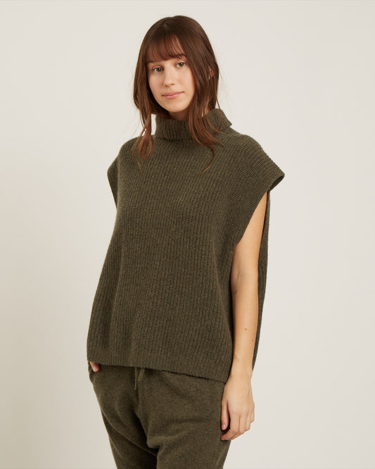 MOSELLE wool and cashmere vest