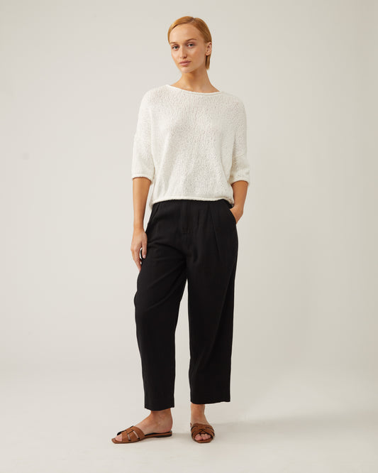 chandail en lin à manches courtes SKIPPER