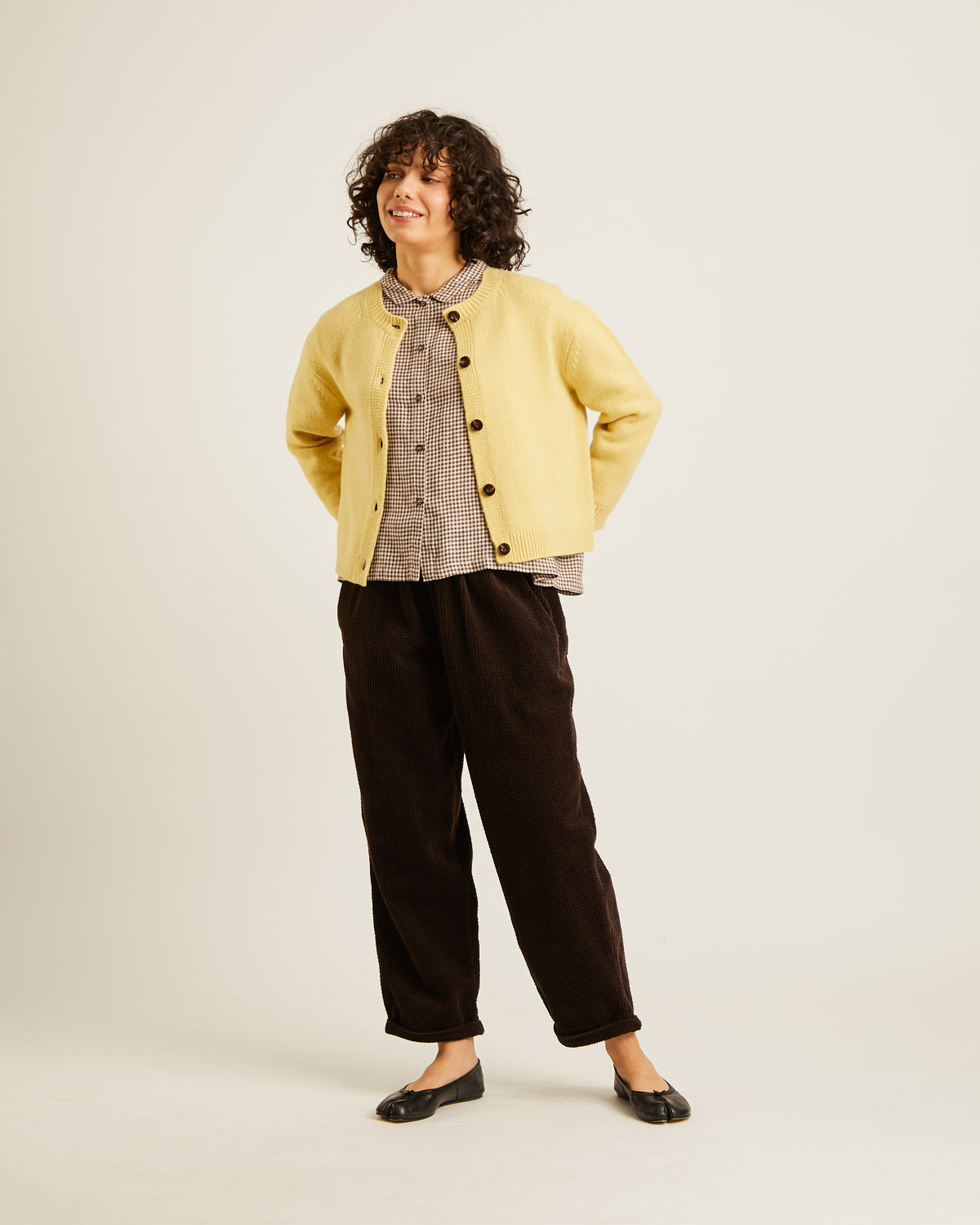 cardigan en laine DOTTIE