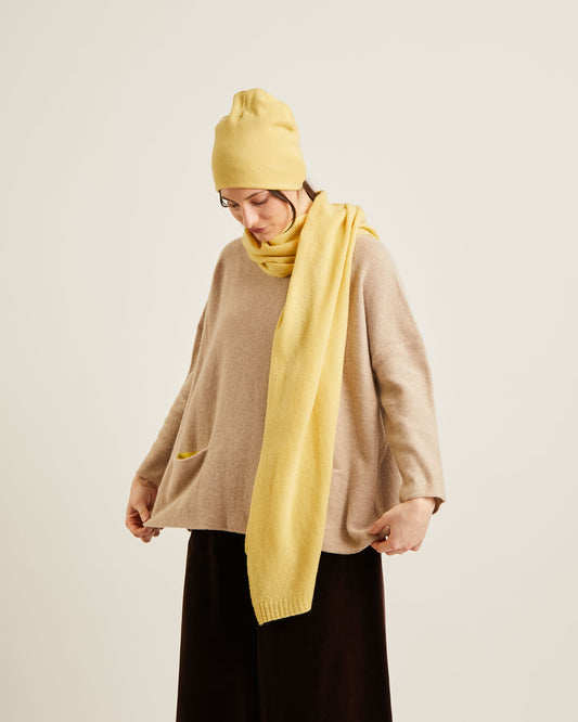 CAL wool and cashmere scarf
