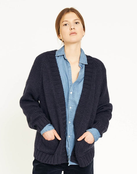 cardigan en laine et alpaga EDITH
