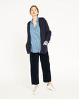 cardigan en laine et alpaga EDITH