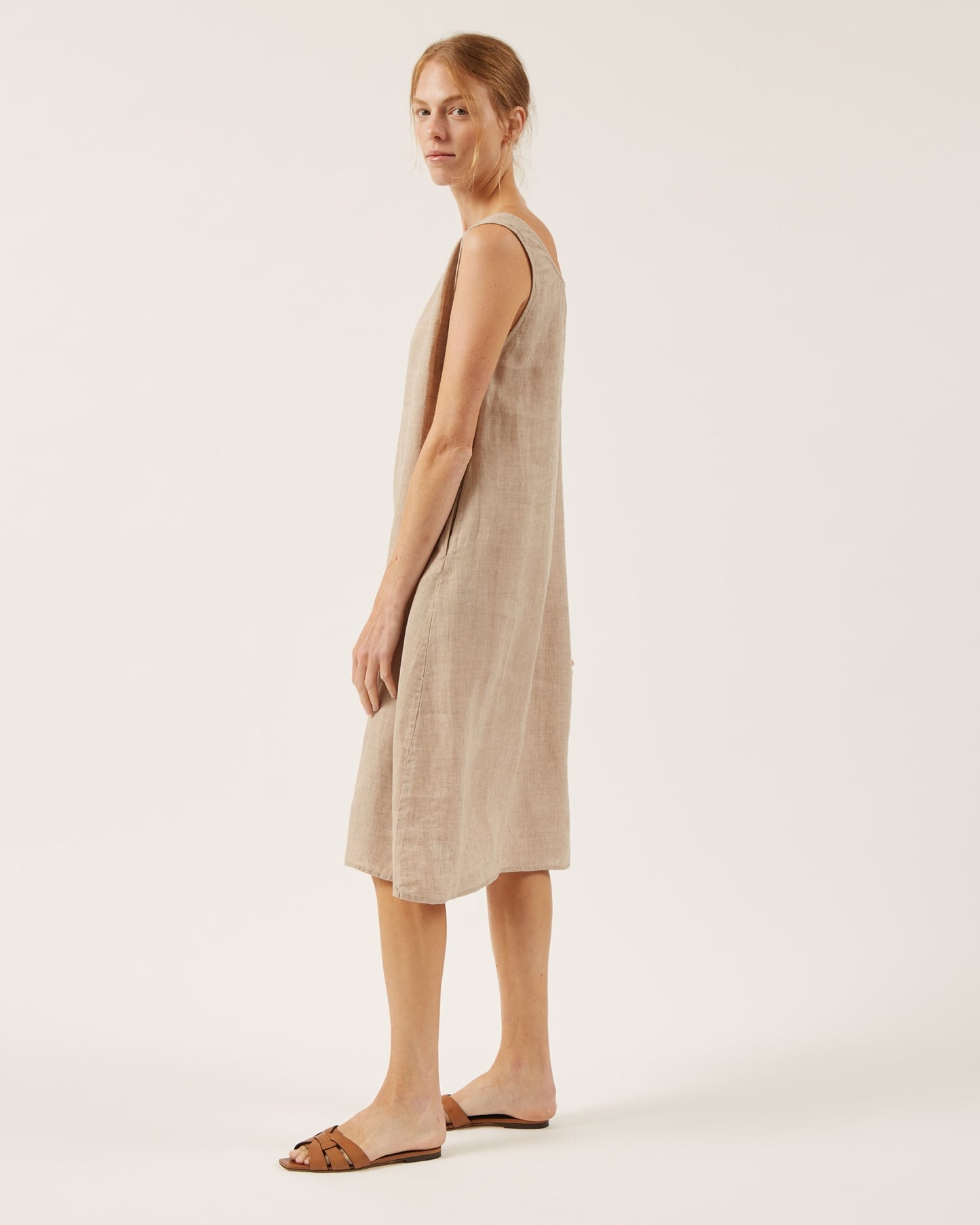 robe en chambray de lin WANDA