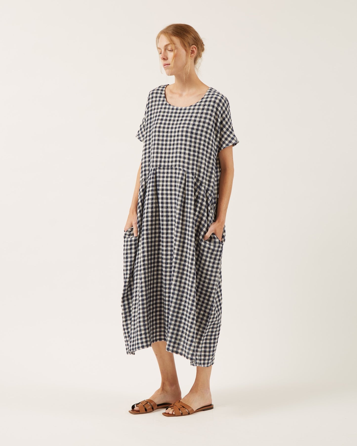 REBECCA linen dress