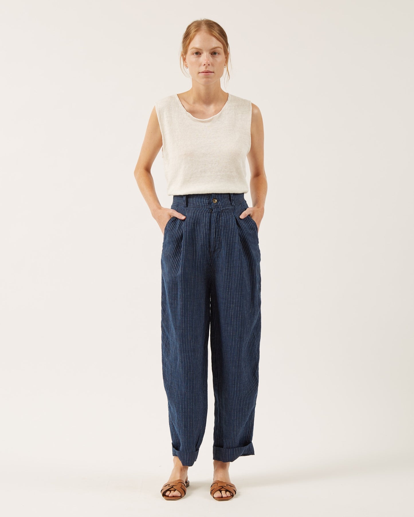 OXA heavy linen pants