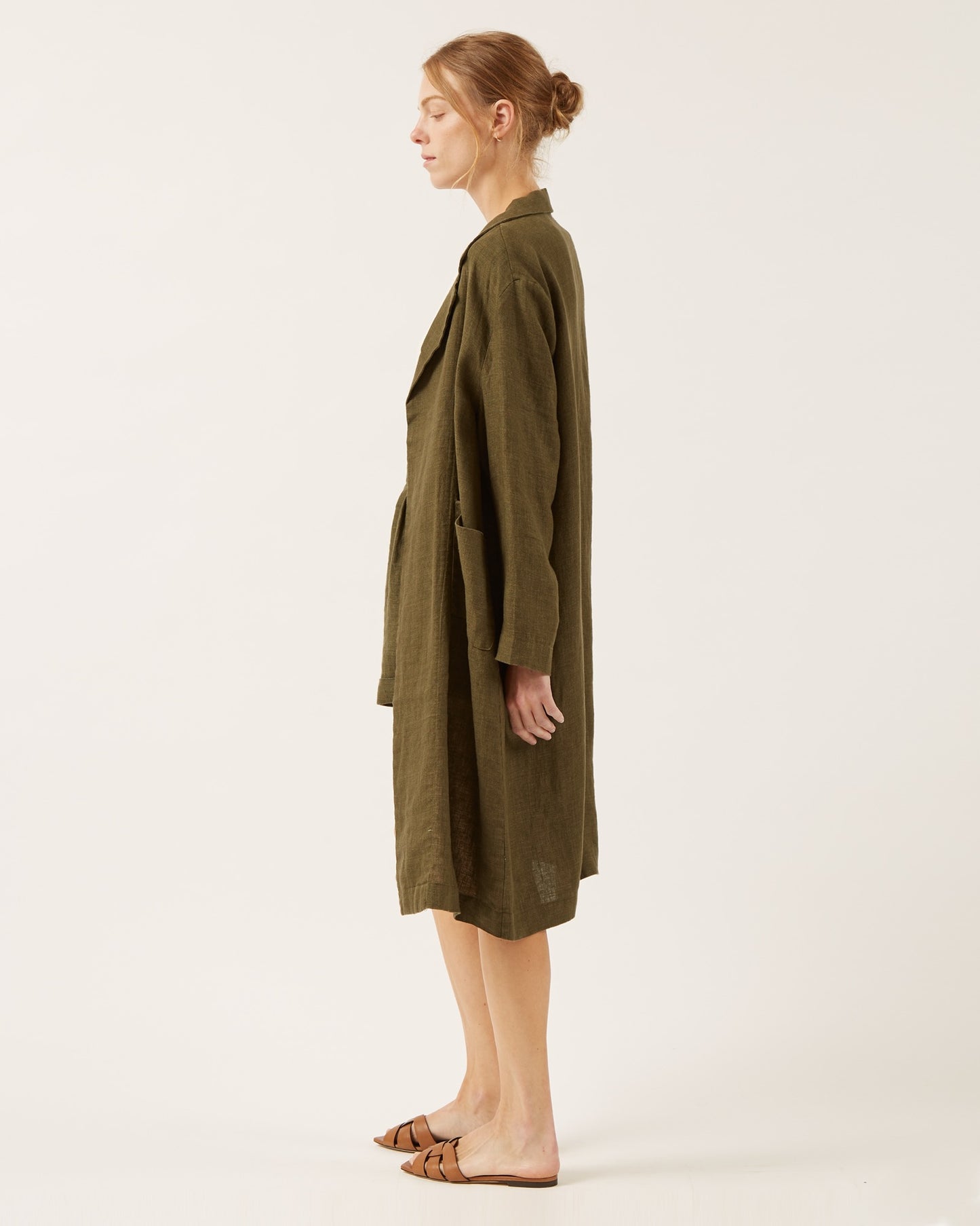 manteau en lin Janaya