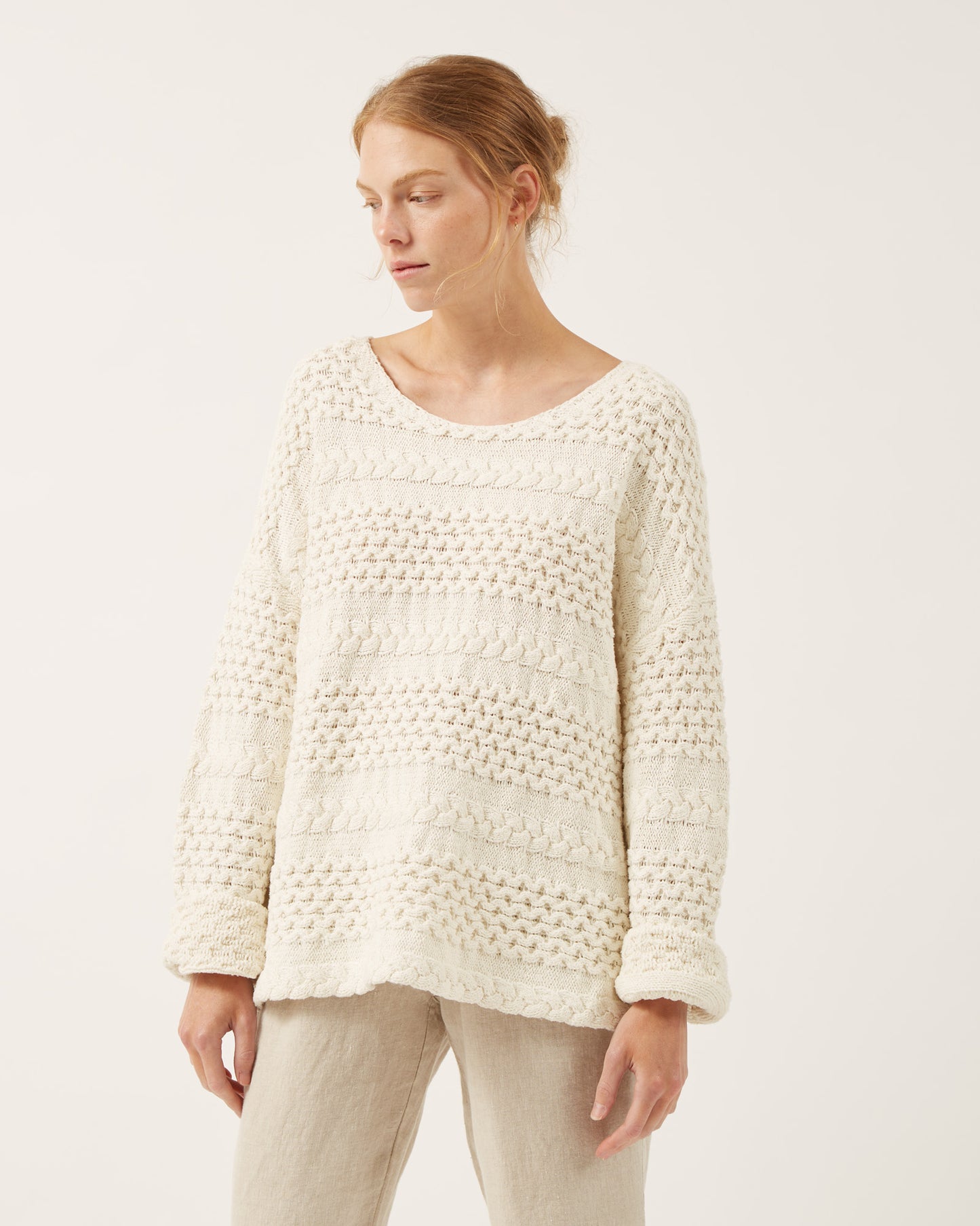 chandail en soie et coton DELPHINE