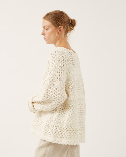 chandail en soie et coton DELPHINE