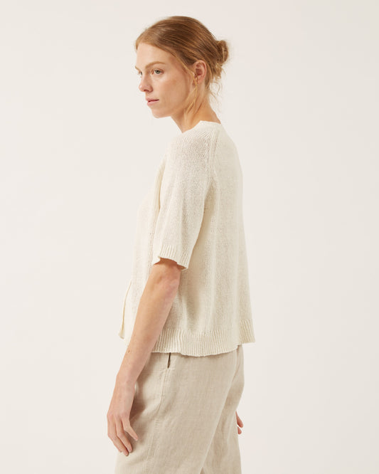 cardigan en soie et coton ANIA