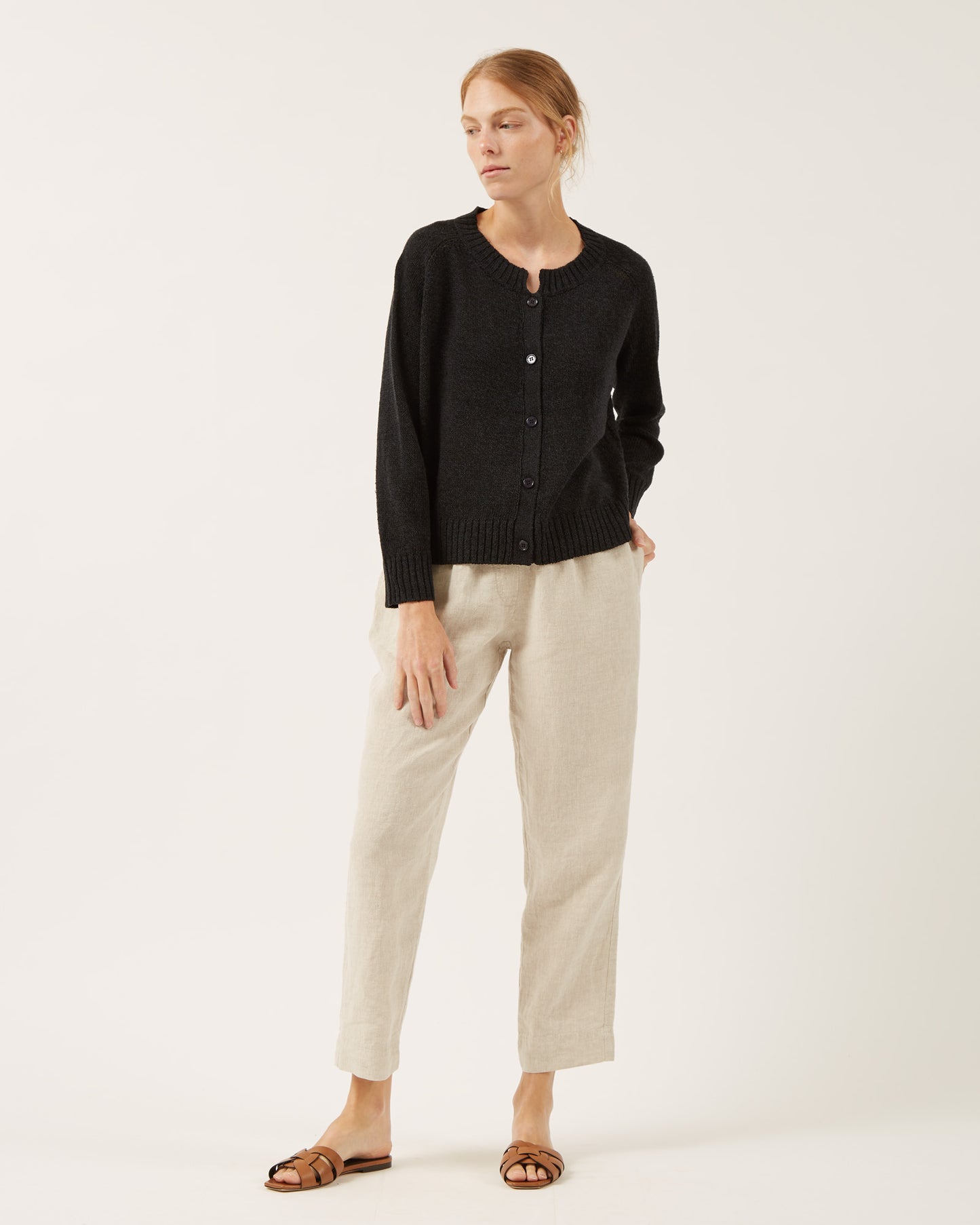 cardigan en soie et coton ANISSA