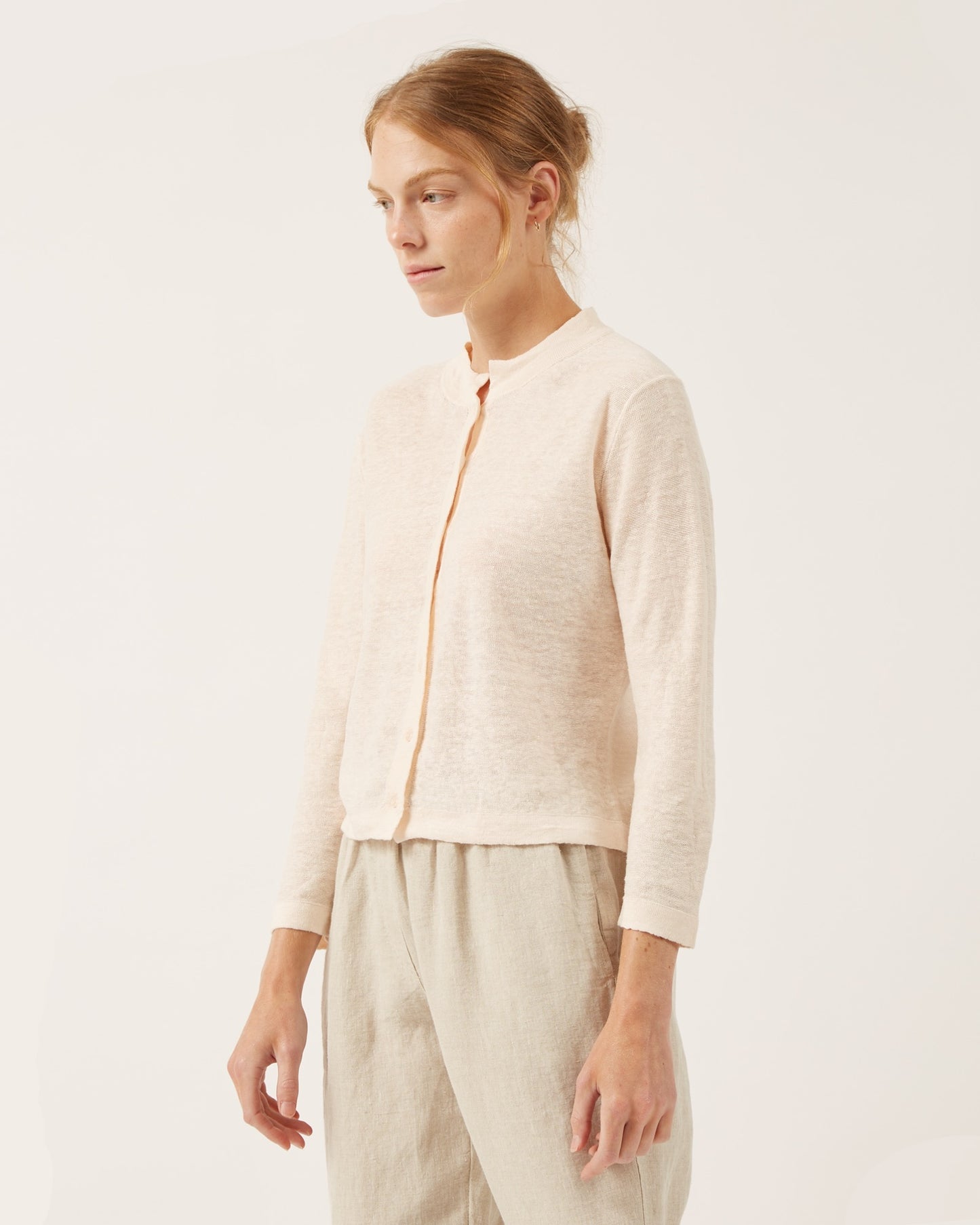 COLINE linen cardigan