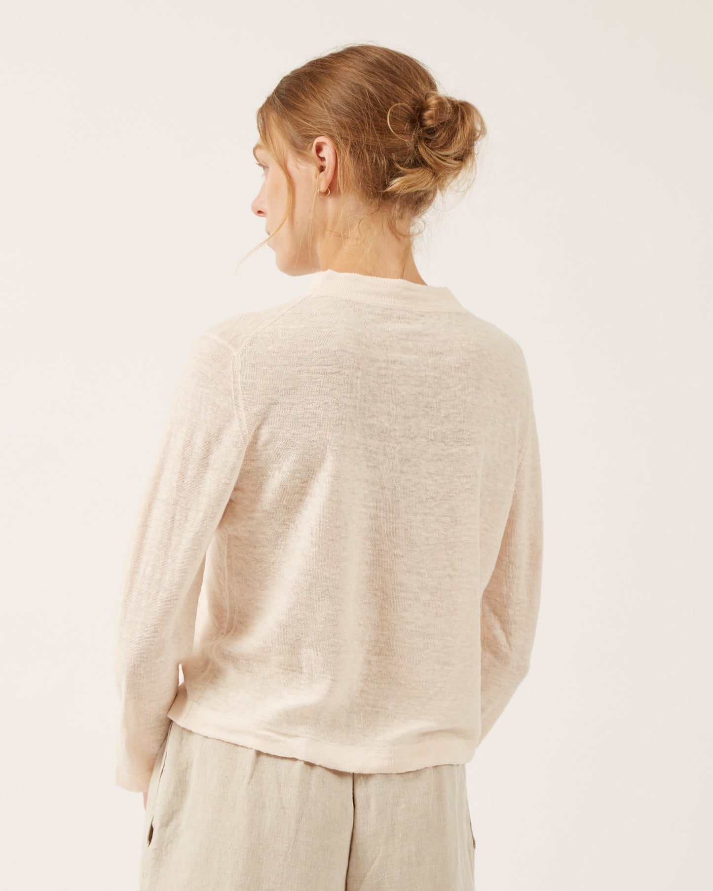 COLINE linen cardigan