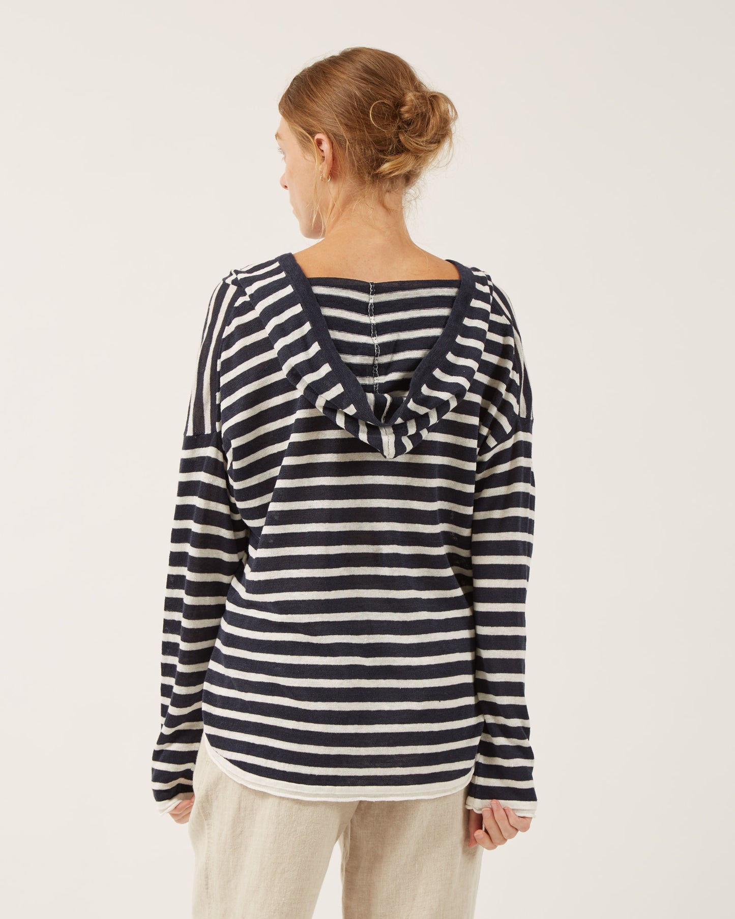 LOUISE linen hoodie