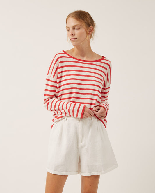 chandail en lin et coton Freddie