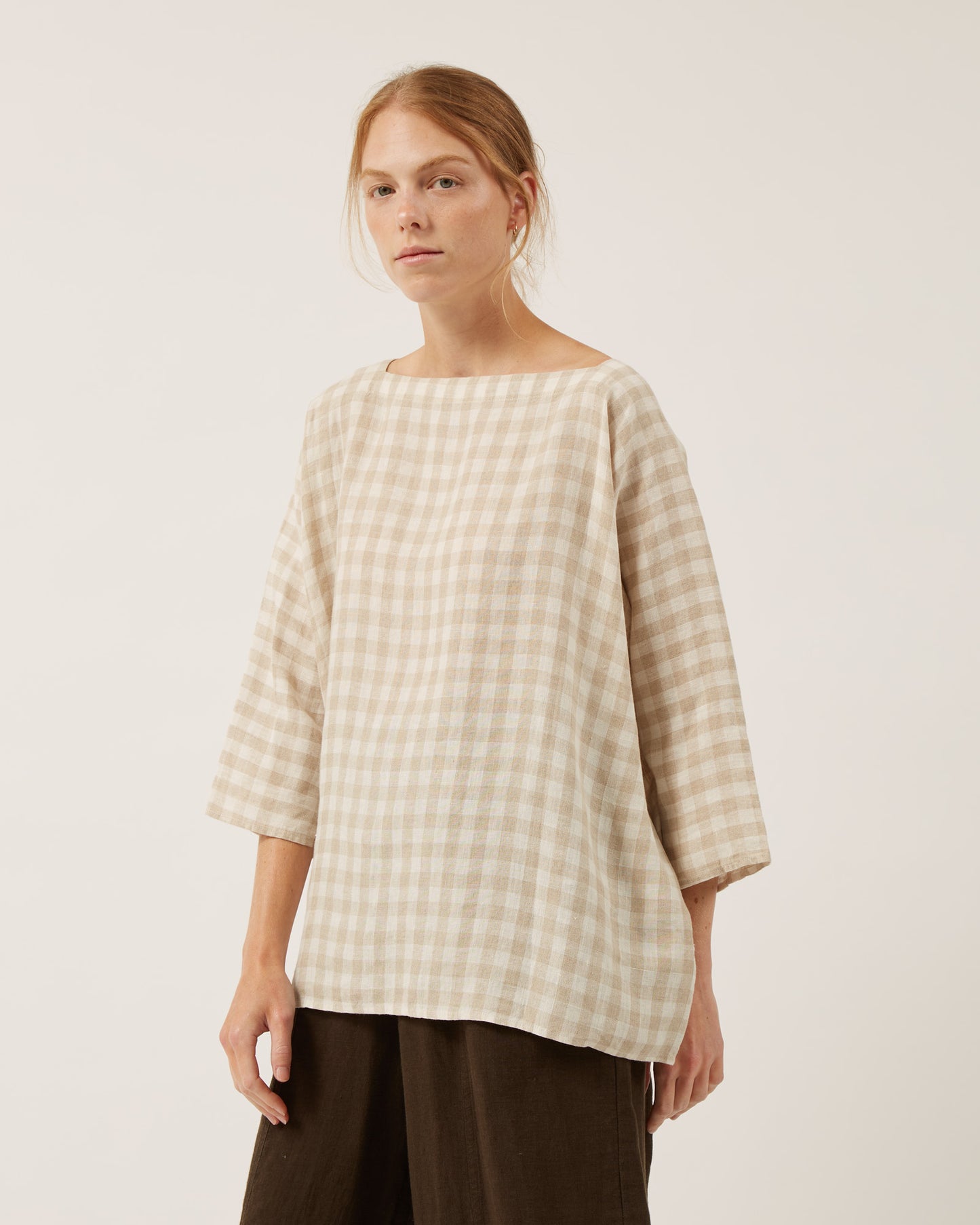FLAVIA linen top