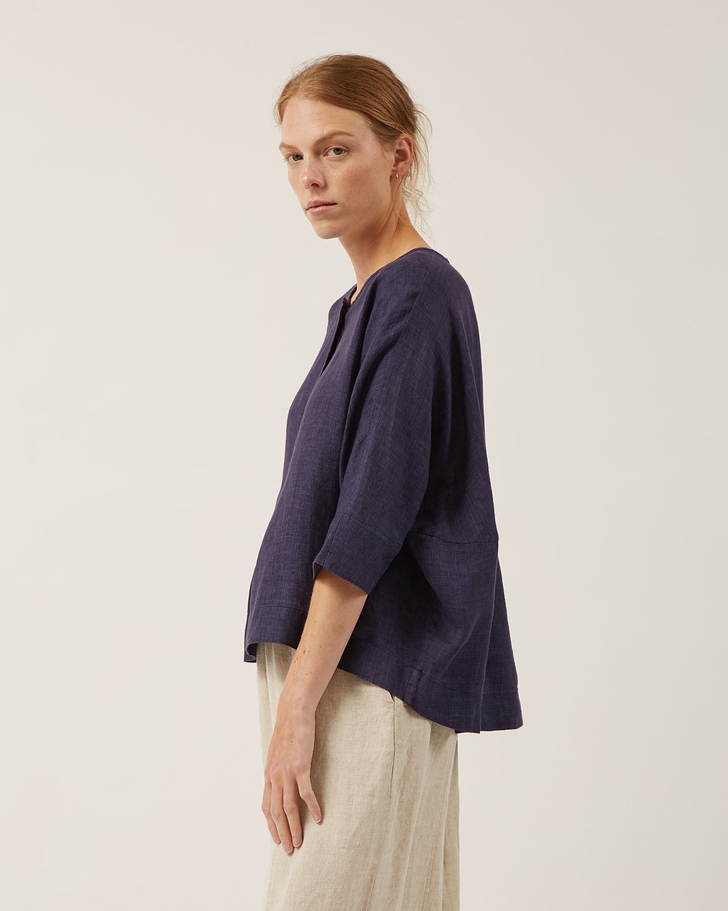 top en chambray de lin ANNIE