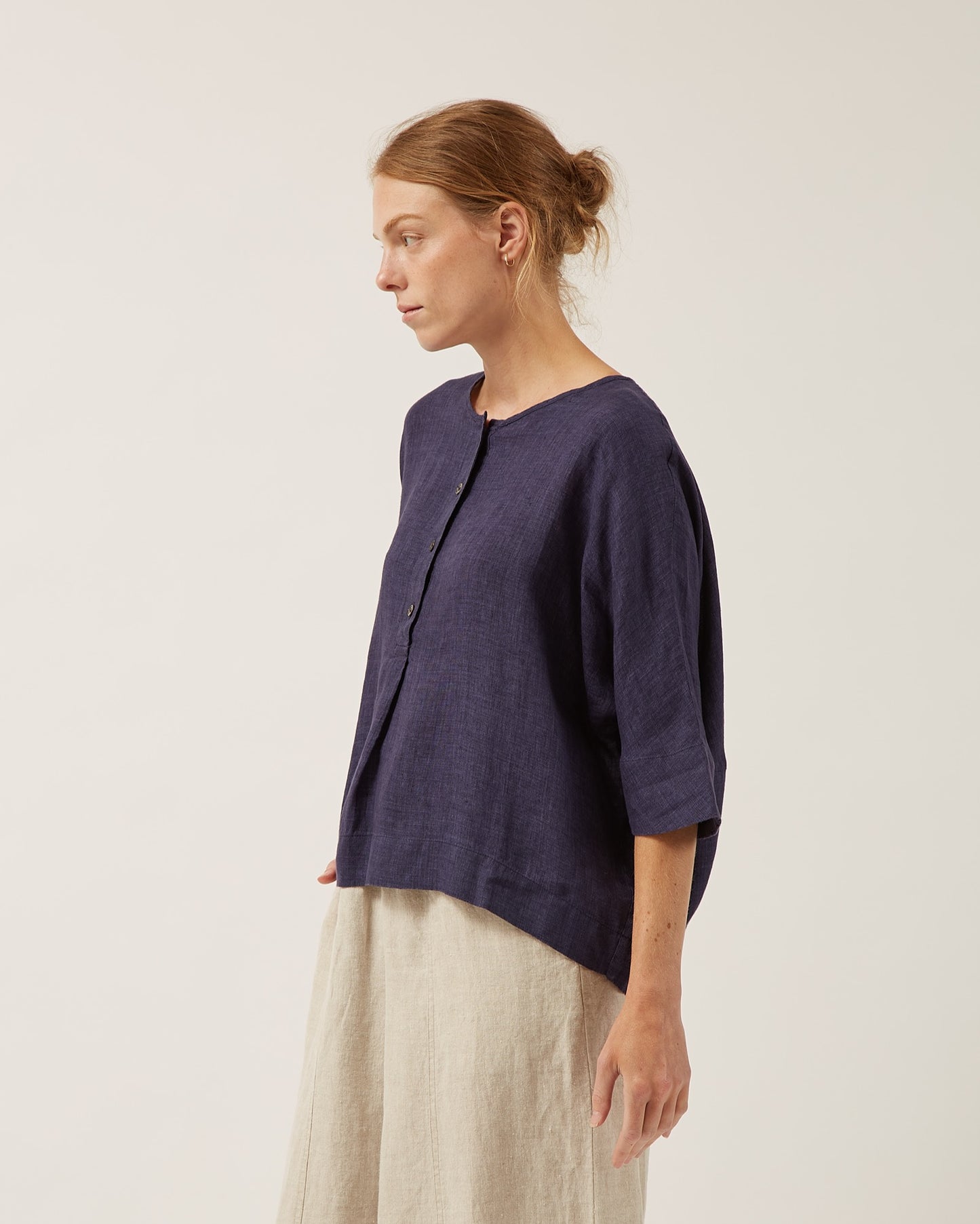 top en chambray de lin ANNIE