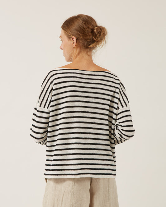 chandail rayé en lin THALIA