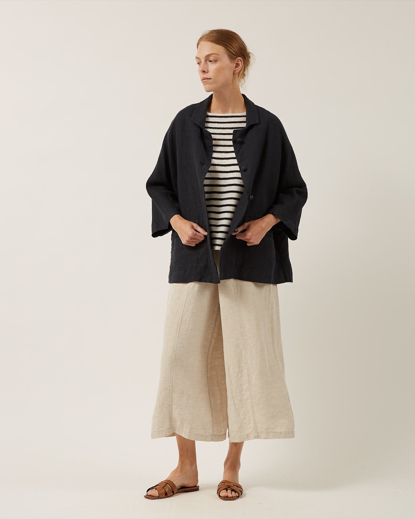 manteau en toile de lin MARILOU