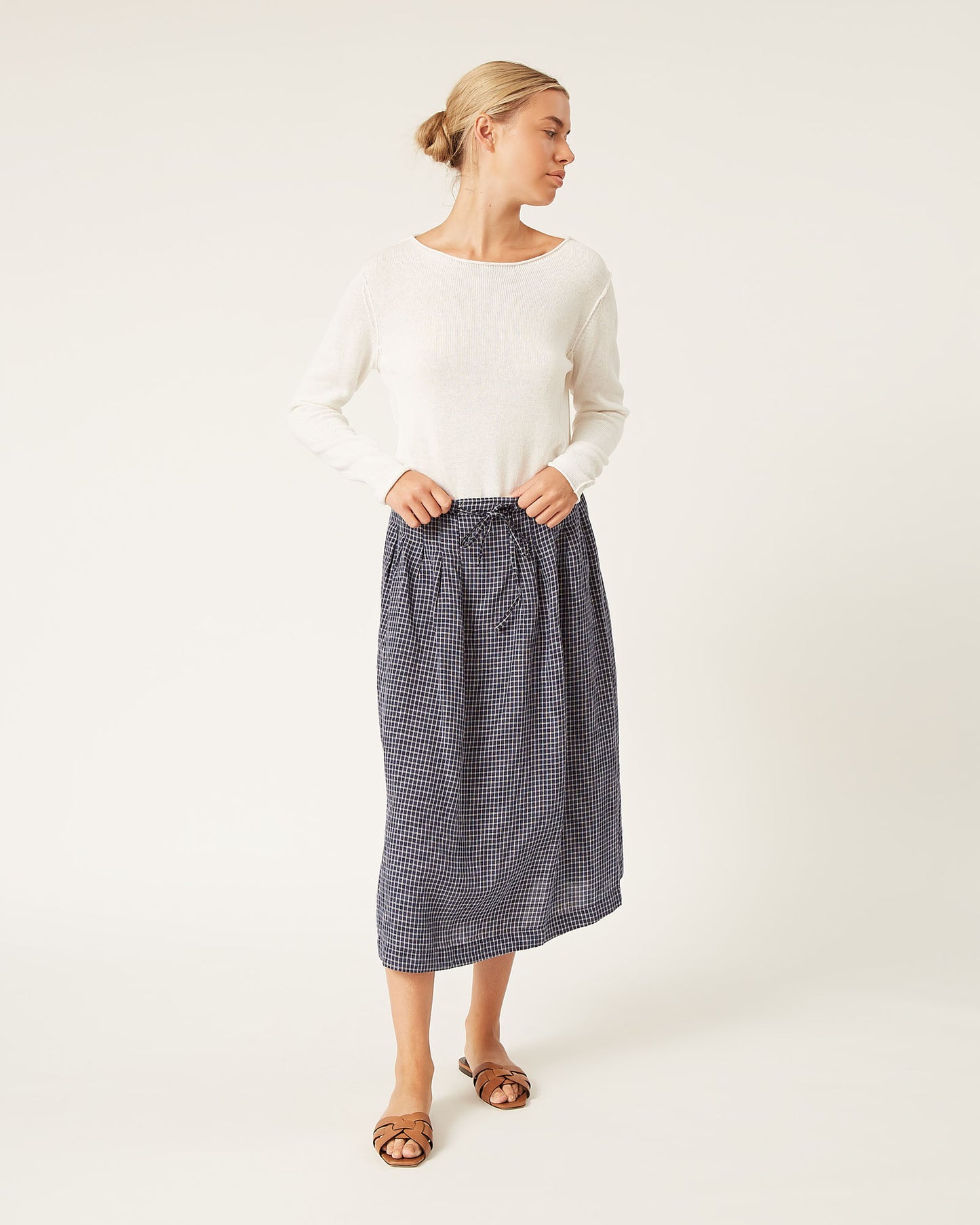 chandail en lin et coton JACKIE