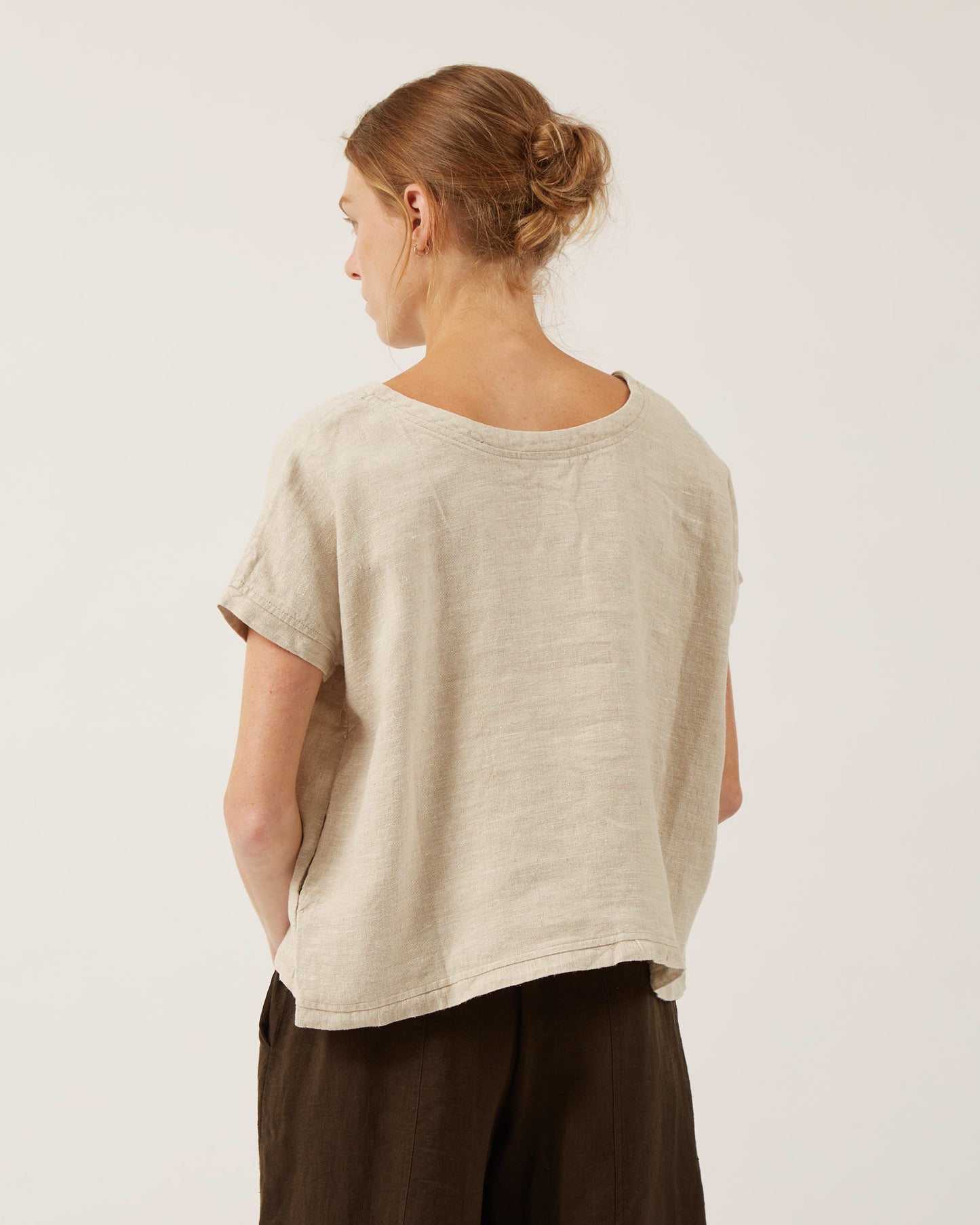 top en toile de lin JOANNA