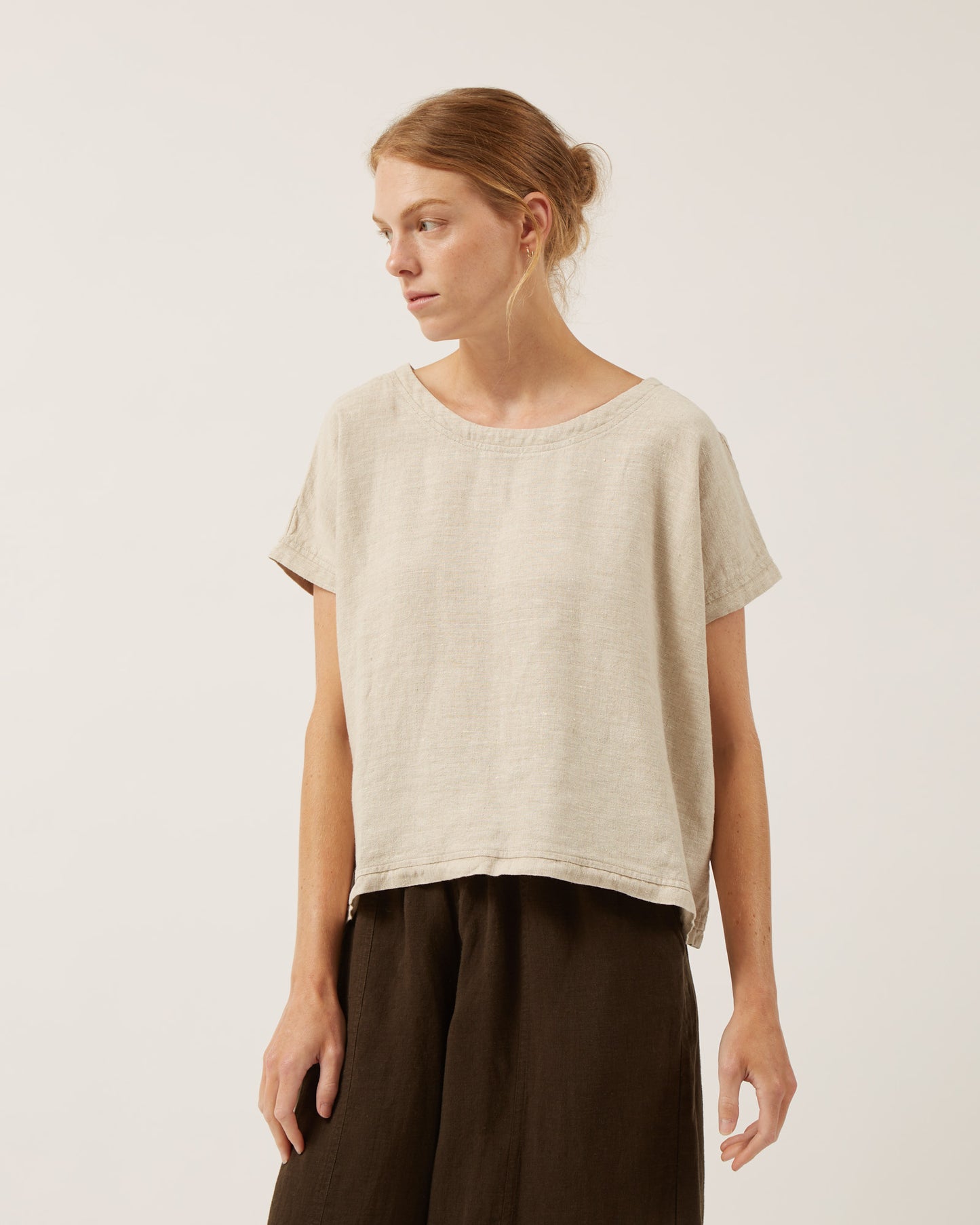 top en toile de lin JOANNA