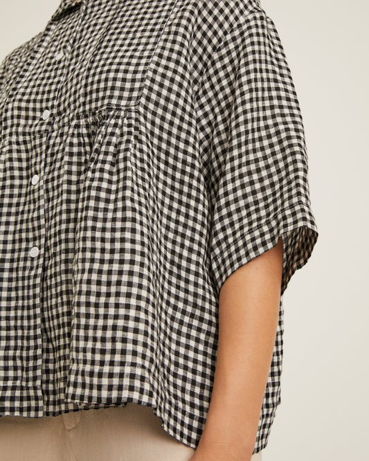 blouse en lin lavé LOUISON