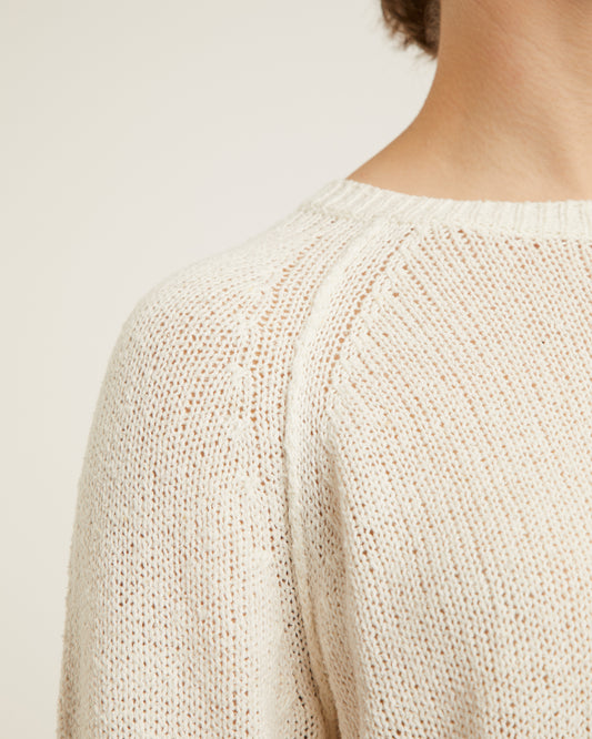 chandail à manches raglan en coton et soie FRIDA