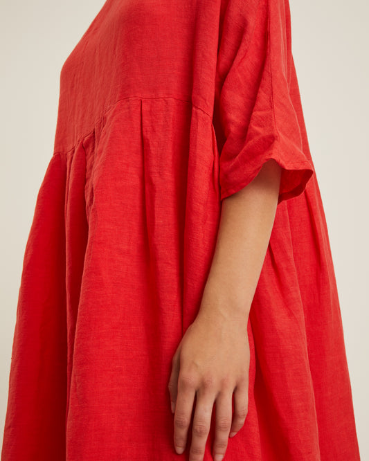 robe ROSANNE en lin lavé