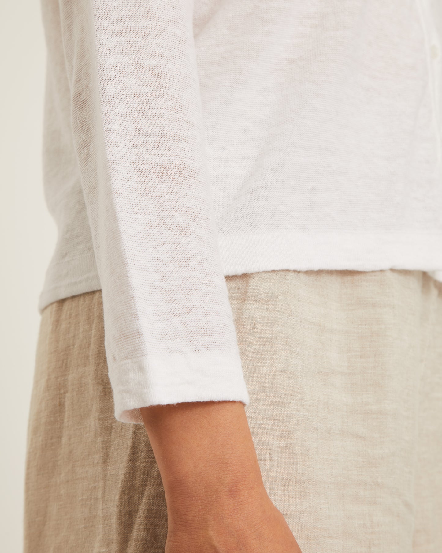 COLINE linen cardigan