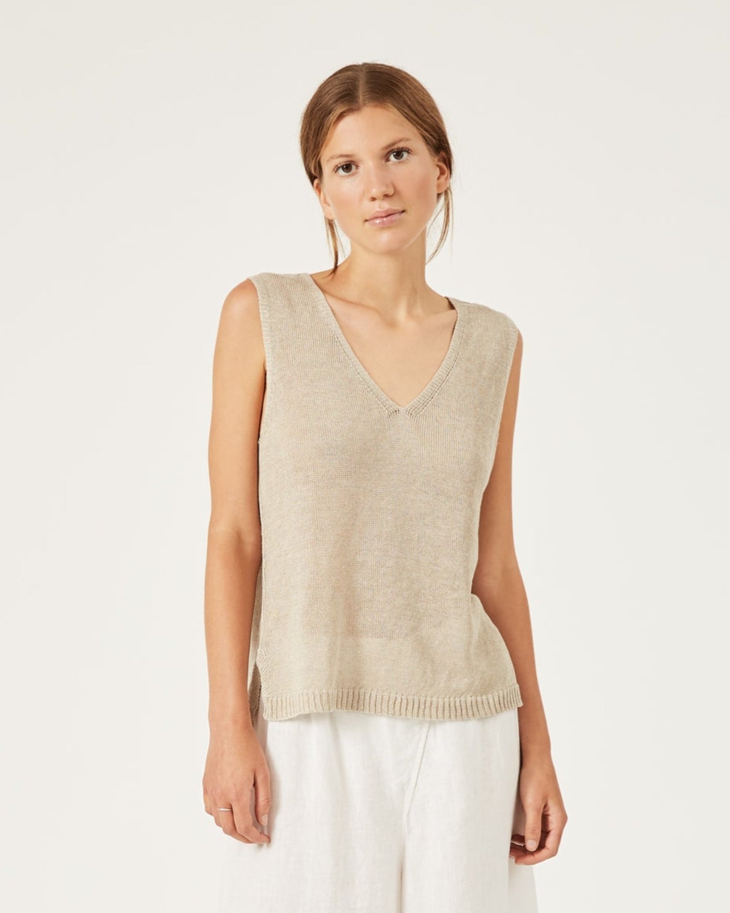linen sweater JUNE