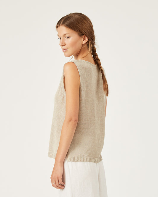 linen sweater JUNE