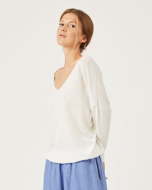 linen and cotton sweater LINDO