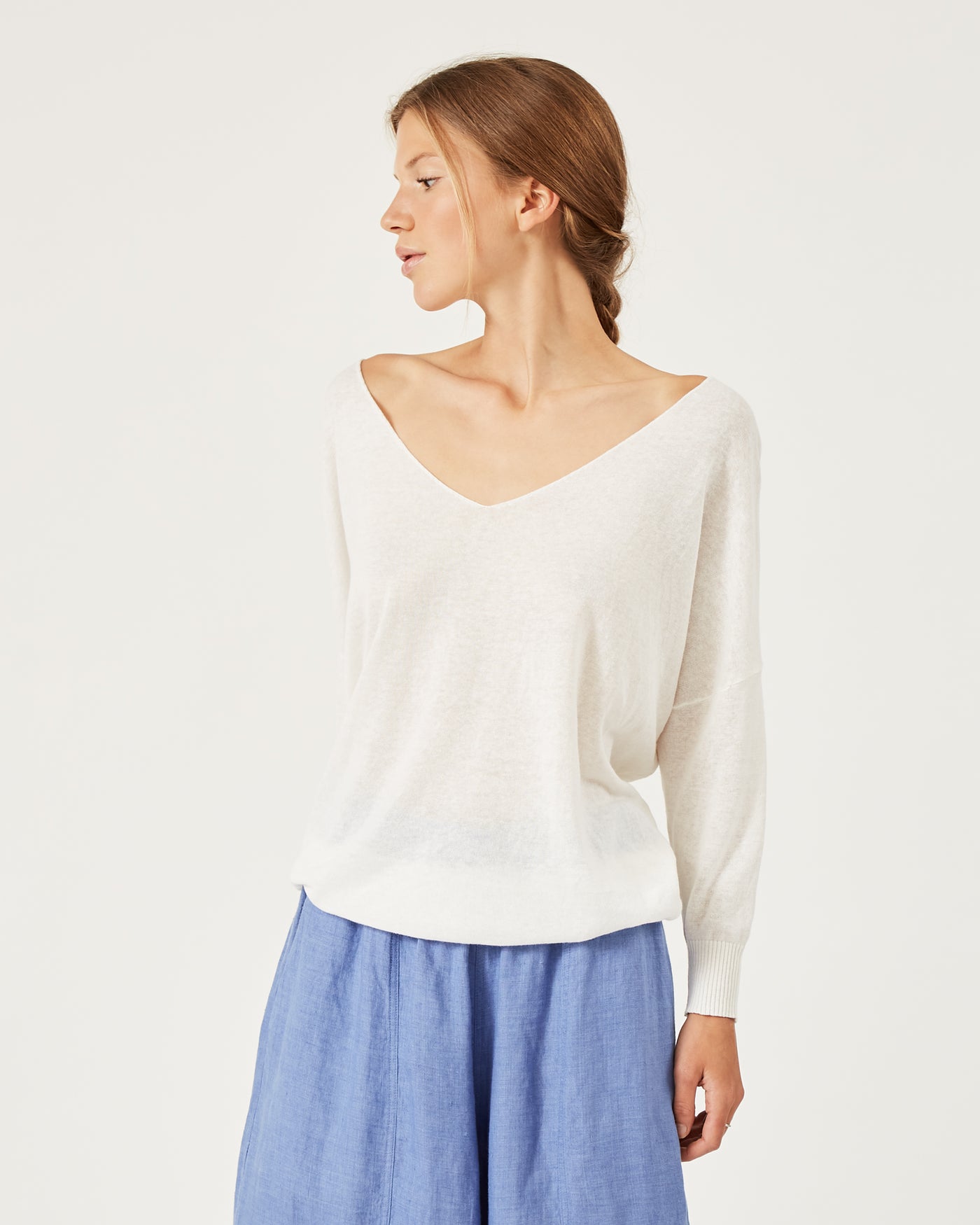 chandail en lin et coton LINDO