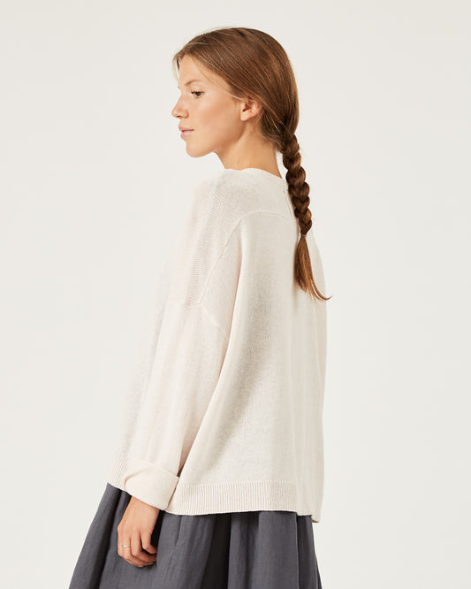 linen and cotton sweater AUDREY