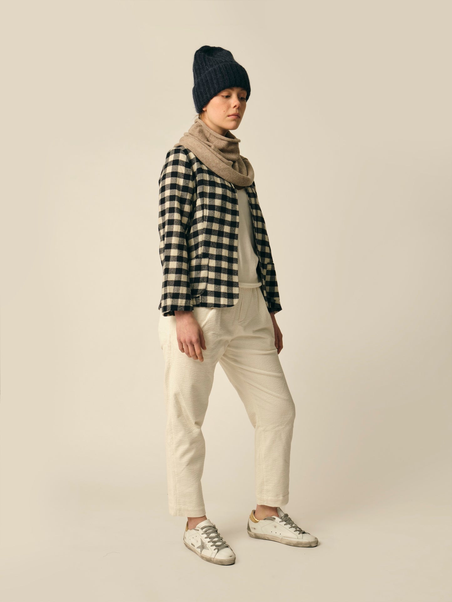 cache-cou en laine et cachemire MINNA