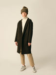 Manteau de laine bouillie LONDON