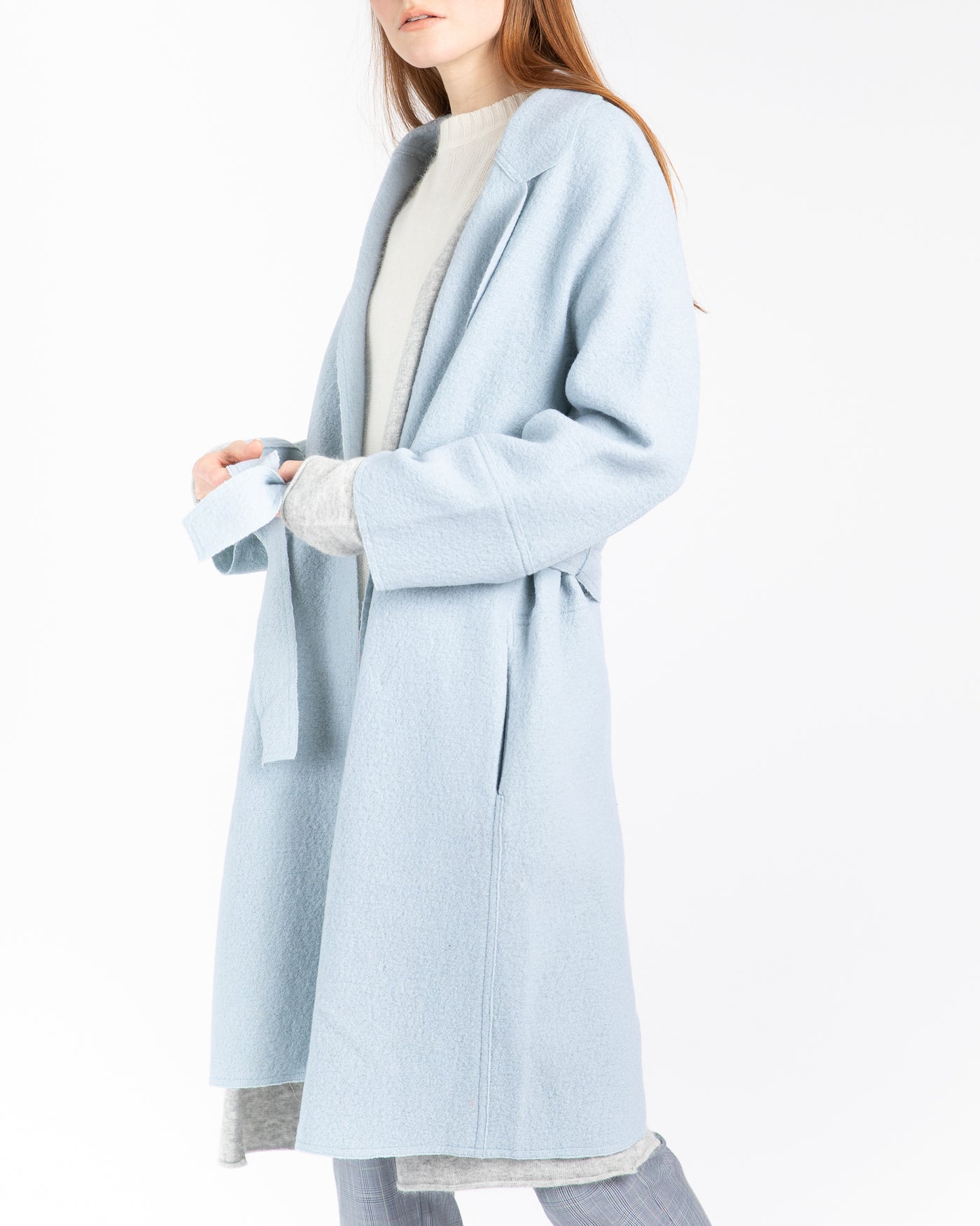 Manteau de laine bouillie BROME