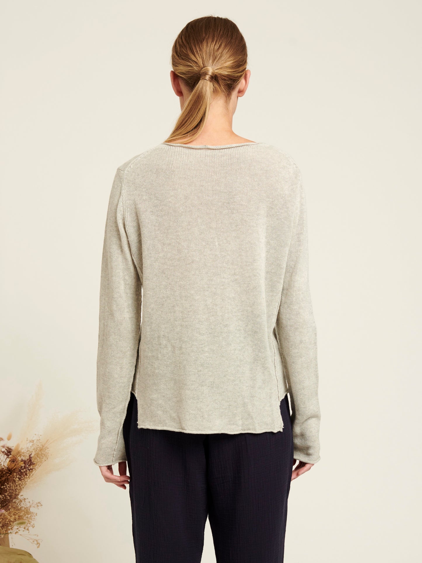 chandail en lin et coton JACKIE