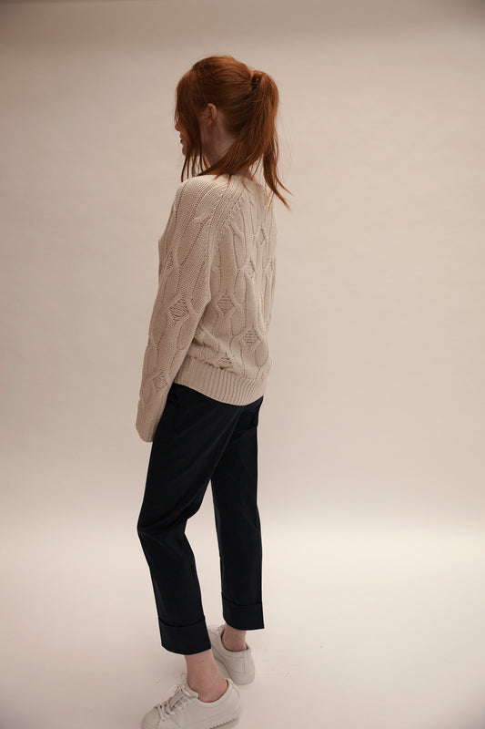 RUBY Chunky Cable Sweater